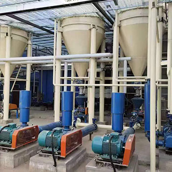 气力输送设备现场