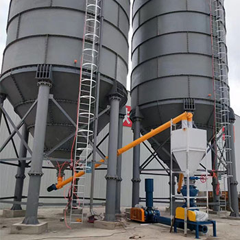 气力输送设备现场